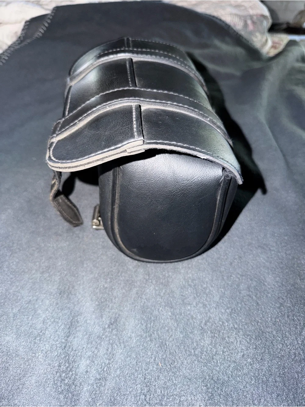 Saddlemen Black Leather Motorcycle Tool Pouch